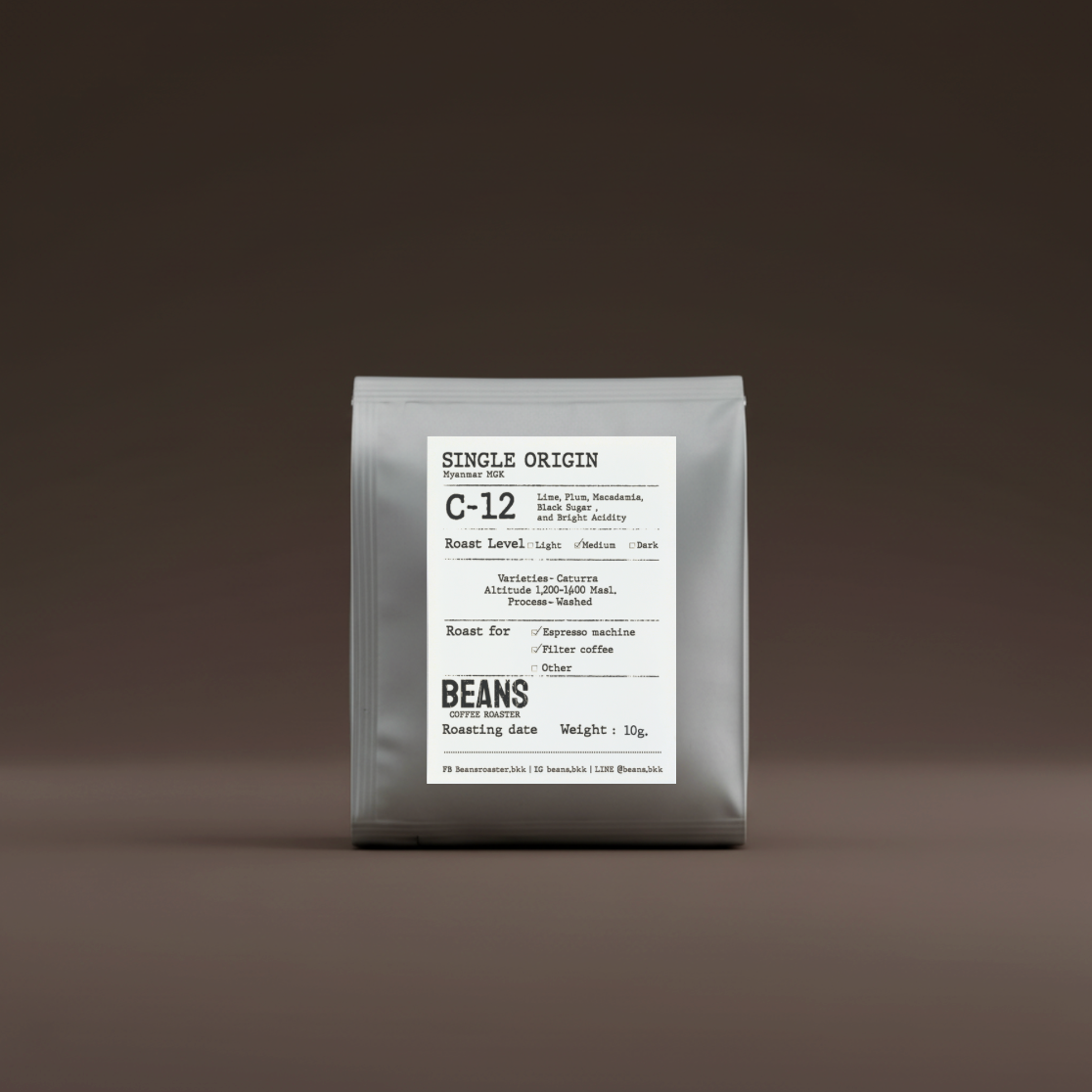 C-12 Drip Bag (Myanmar MGK ) Medium Roast
